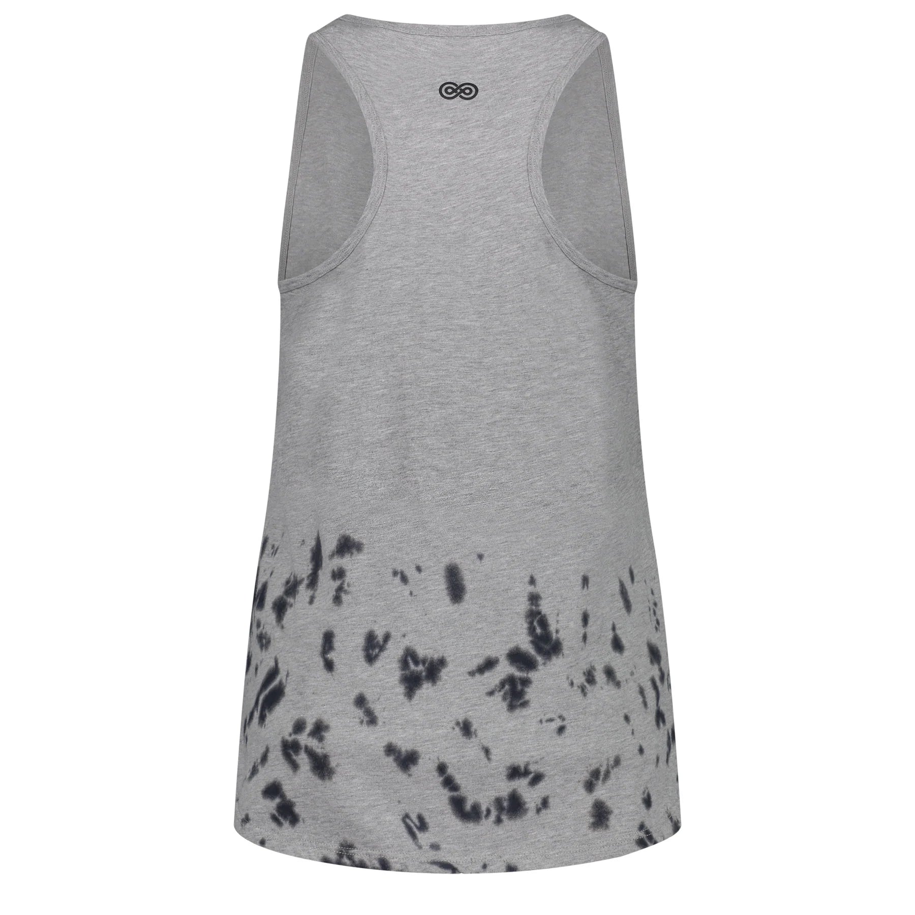 Camiseta Sersana Gris con Negro sin Mangas
