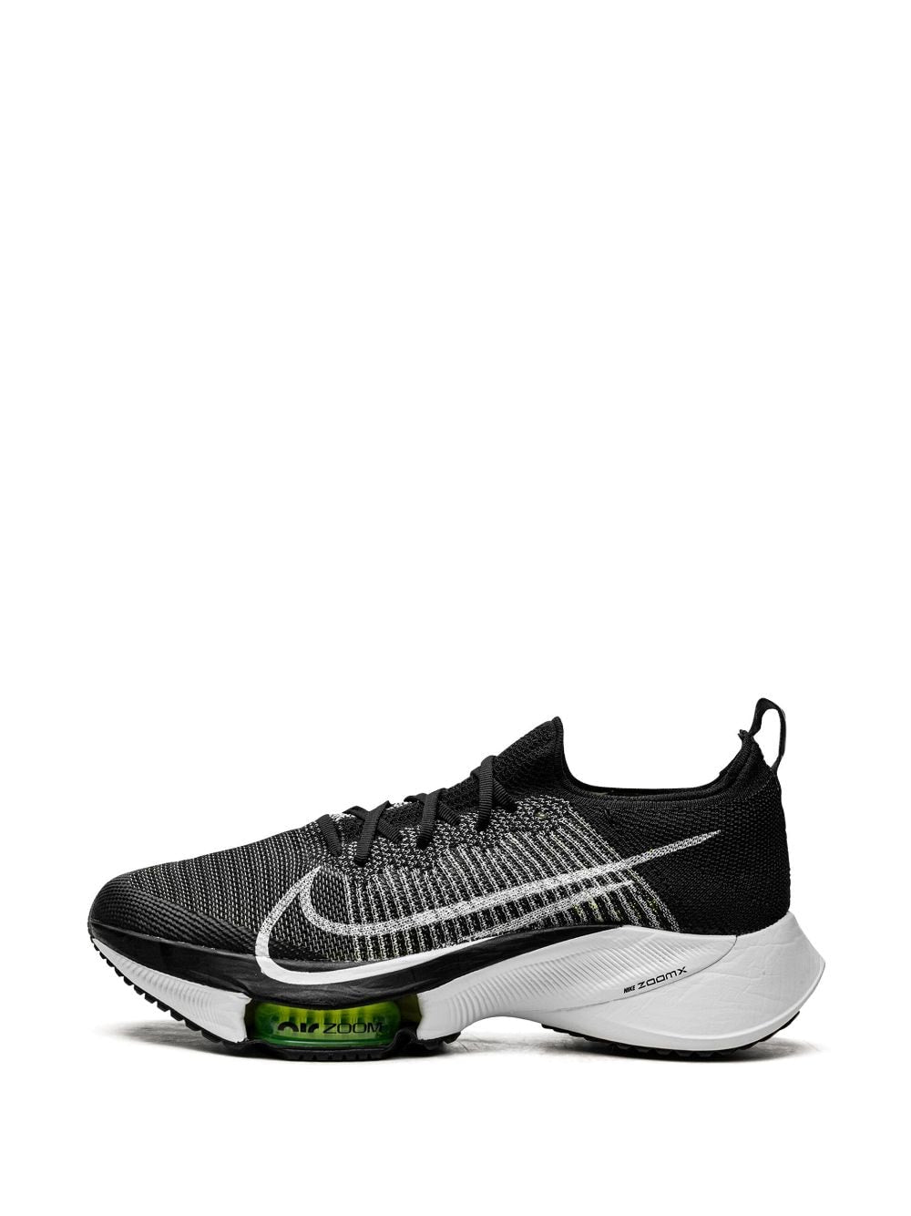 Nike Air Zoom Tempo Next% Flyknit "Black/White/Volt" sneakers