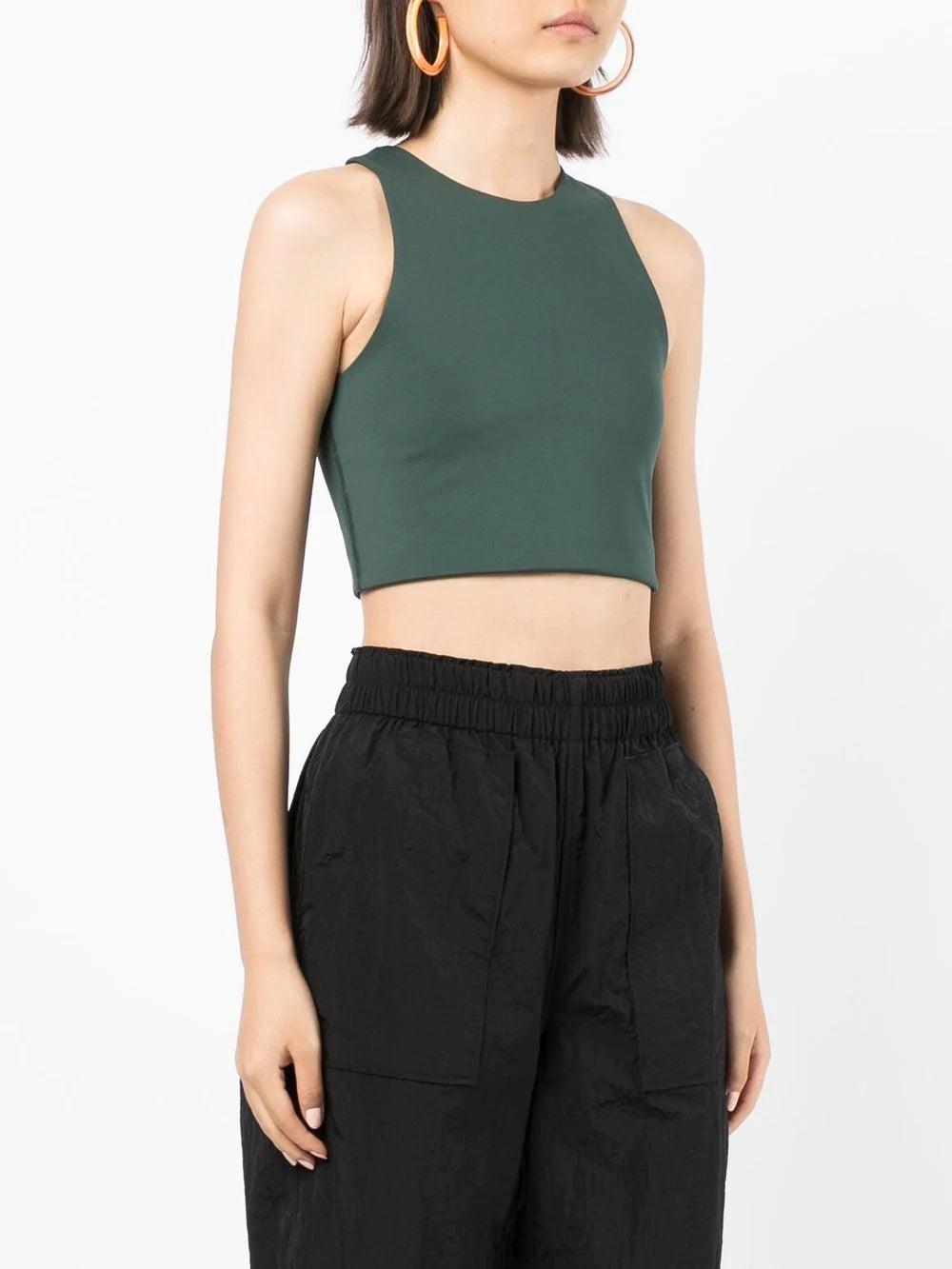 Girlfriend Collective - Top con cuello redondo