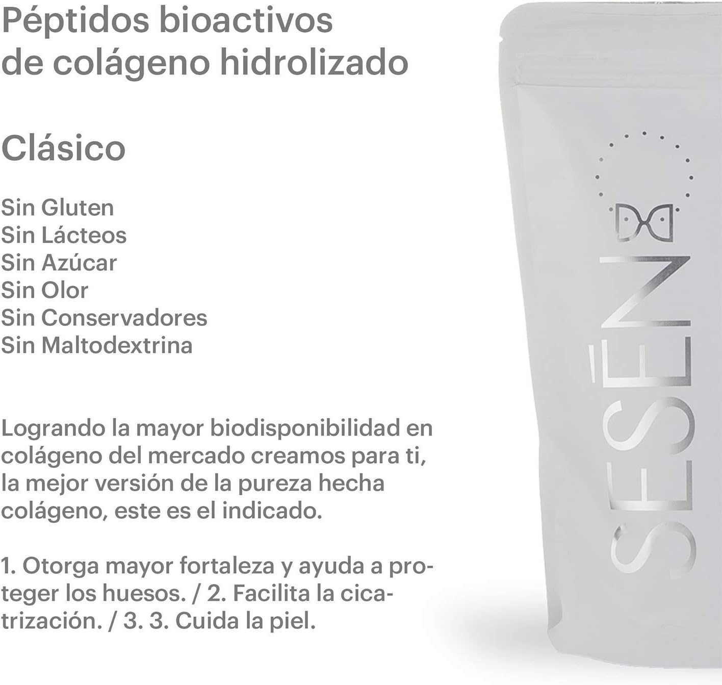 SESEN - Colágeno Hidrolizado en Polvo Clásico 500 g