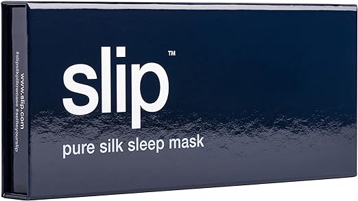 Slip Máscara de seda para dormir, azul marino (talla única)