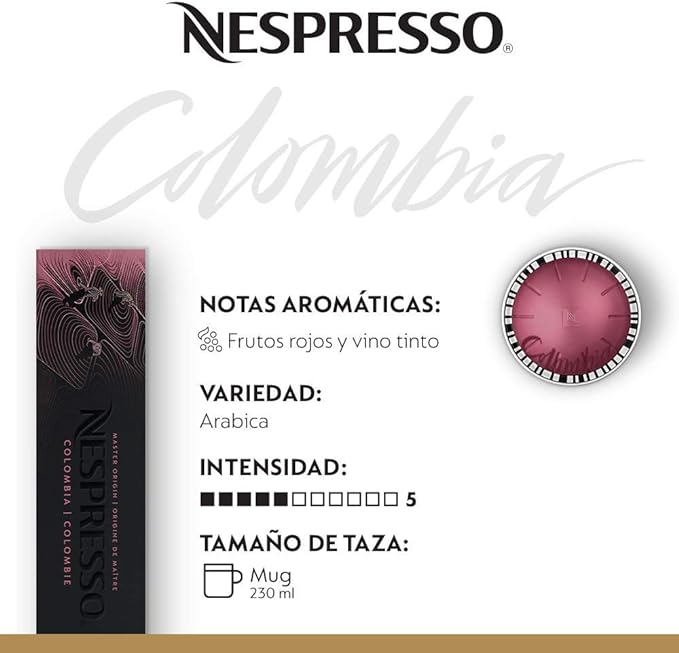 Nespresso, Café, Paquete de 30 cápsulas de Sistema Vertuo - Tamaño de taza Mug de 230 ml