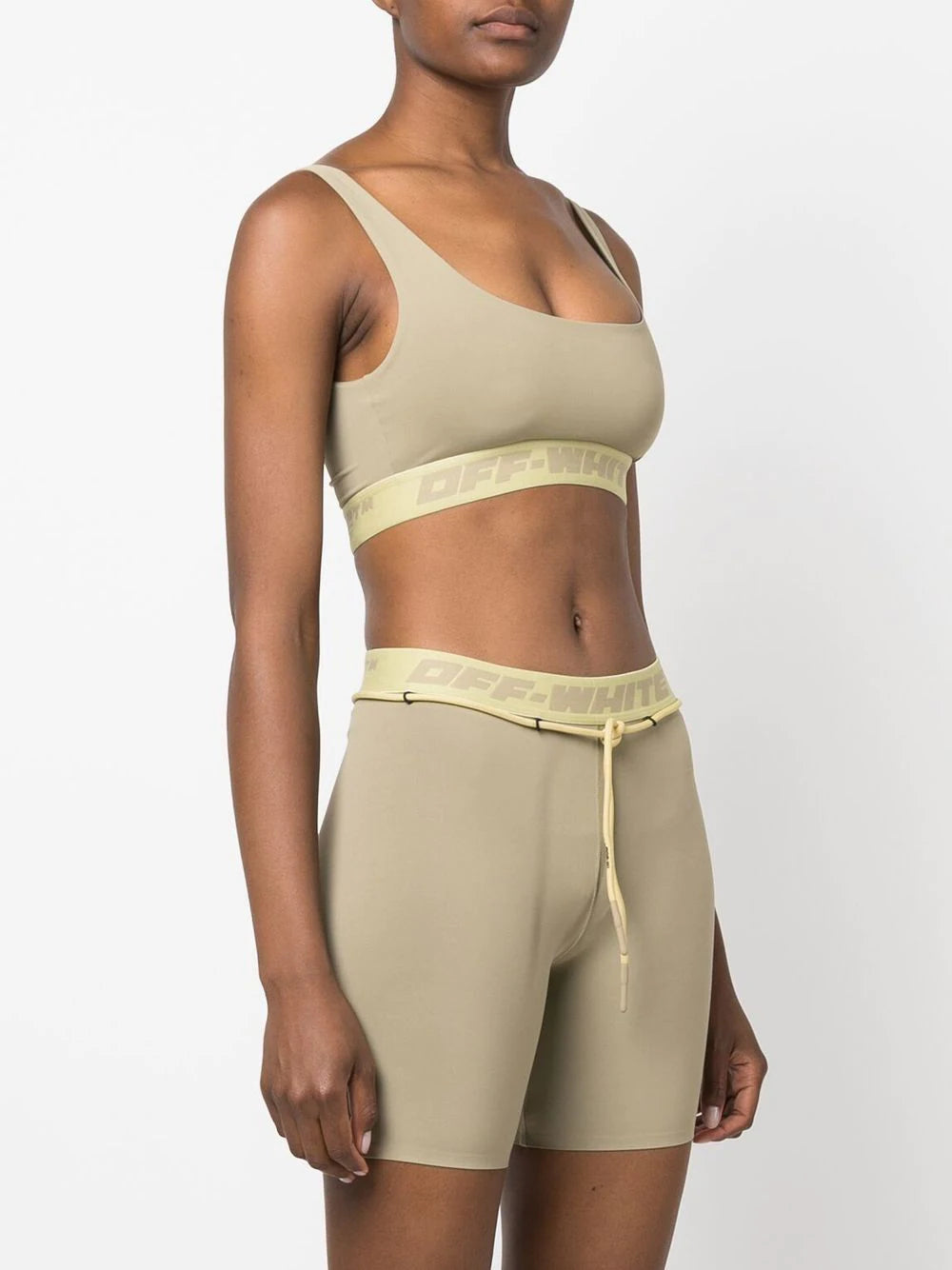Off-White - Bra deportivo con banda del logo