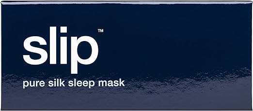 Slip Máscara de seda para dormir, azul marino (talla única)
