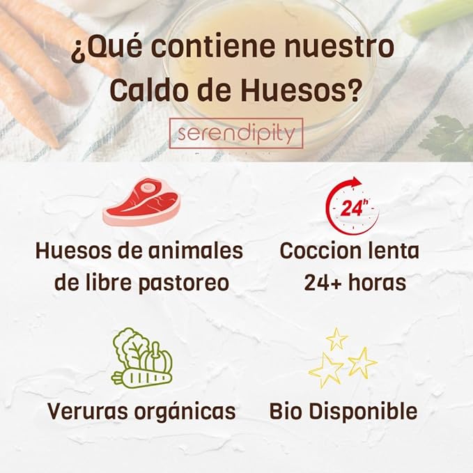 Serendipity - Caldo de Huesos de Res de 400ml