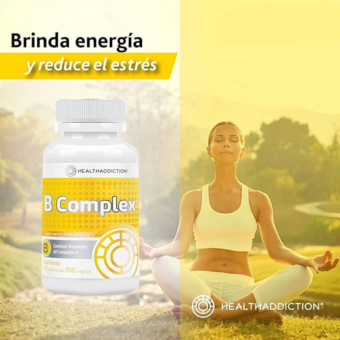HealthAddiction B Complex - 60 Tabletas
