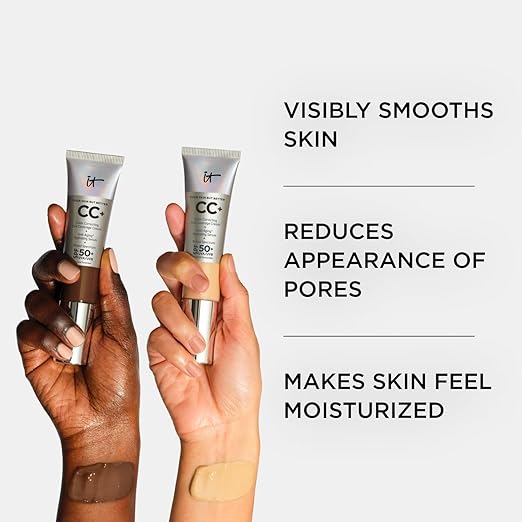 IT Cosmetics Your Skin But Better CC+ Cream, Medium (W) - Crema correctora de color