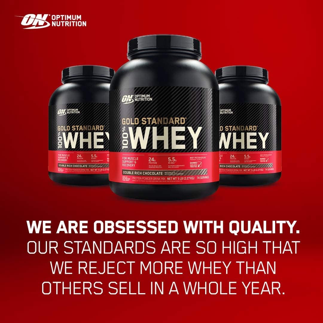 Optimum Nutrition - 100% Whey Gold Standard, Vainilla - 2.27 kg