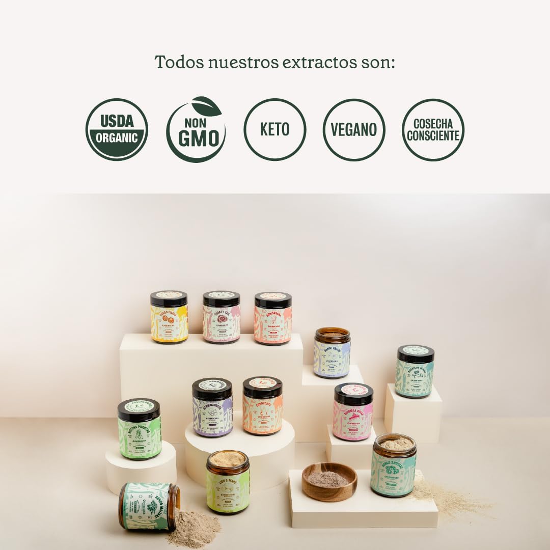Commons Kit Calma - Extracto Puro de adaptogenos en polvo 3 frascos de 100gr