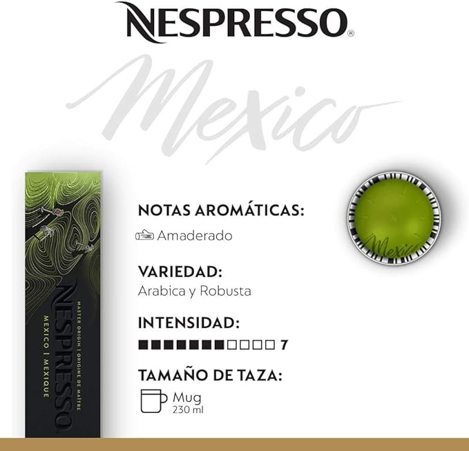 Nespresso, Café, Paquete de 30 cápsulas de Sistema Vertuo - Tamaño de taza Mug de 230 ml