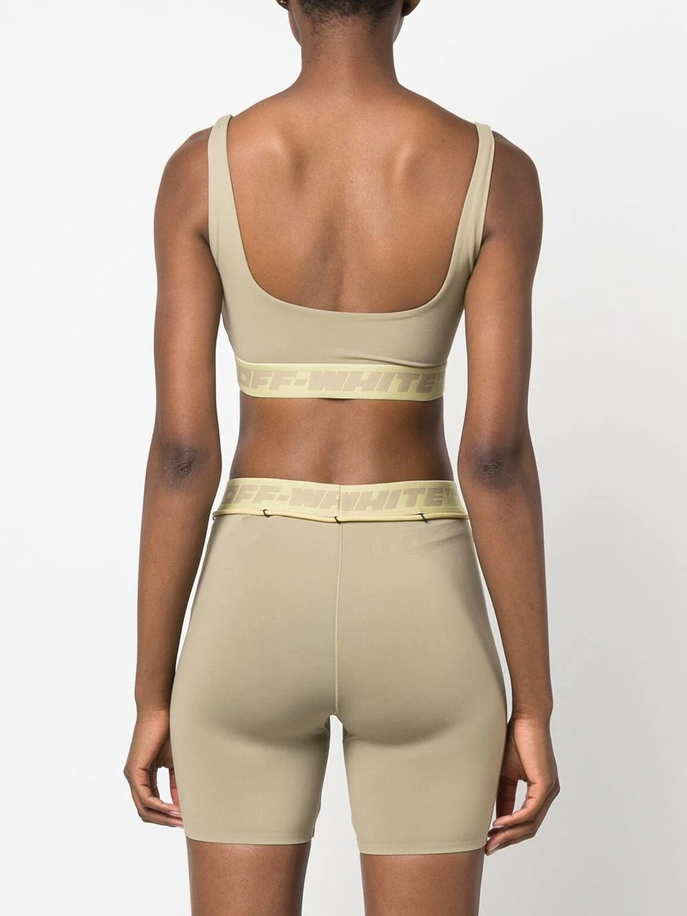 Off-White - Bra deportivo con banda del logo