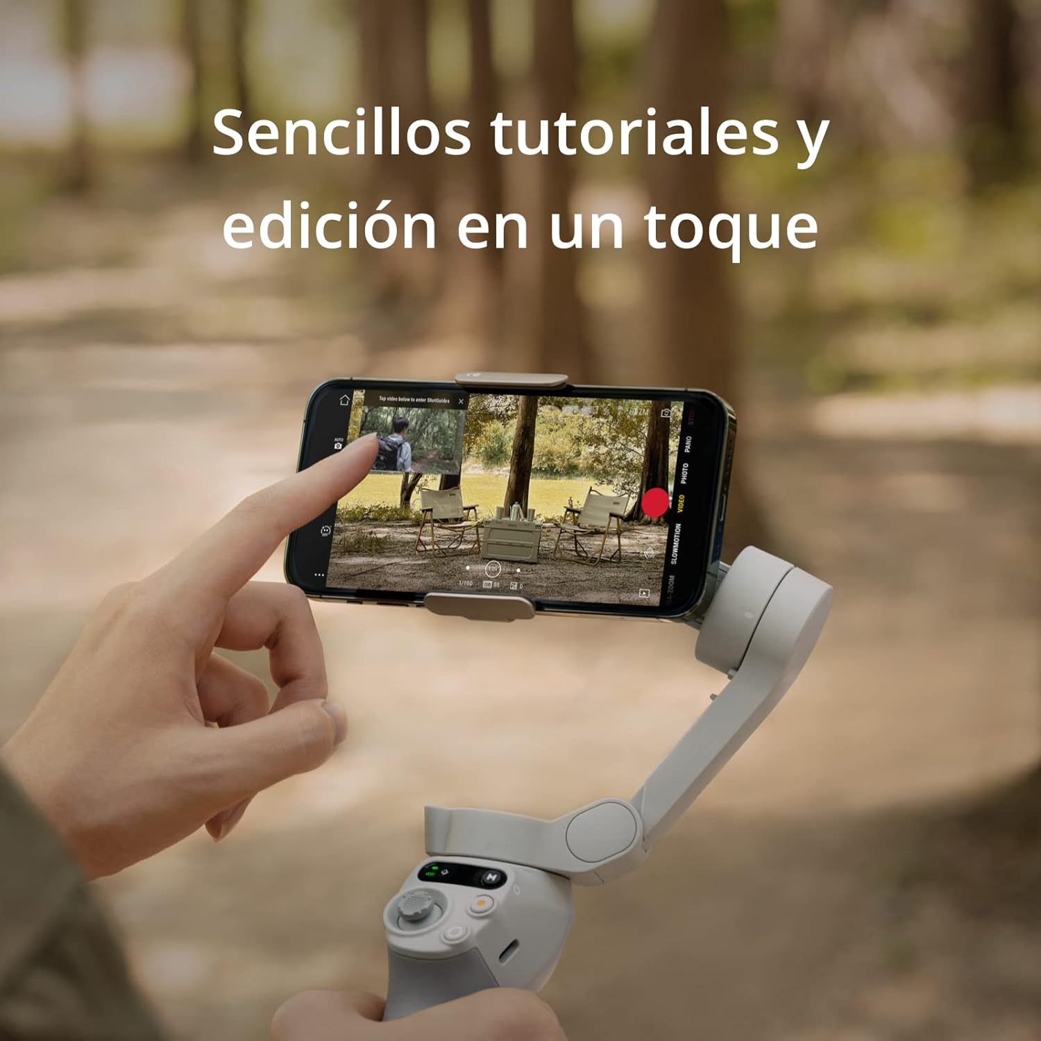 DJI Osmo Mobile SE, Estabilizador Inteligente en Tres Ejes para teléfonos