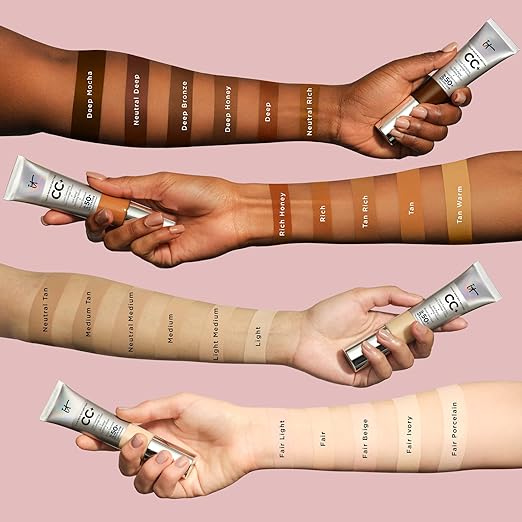 IT Cosmetics Your Skin But Better CC+ Cream, Medium (W) - Crema correctora de color