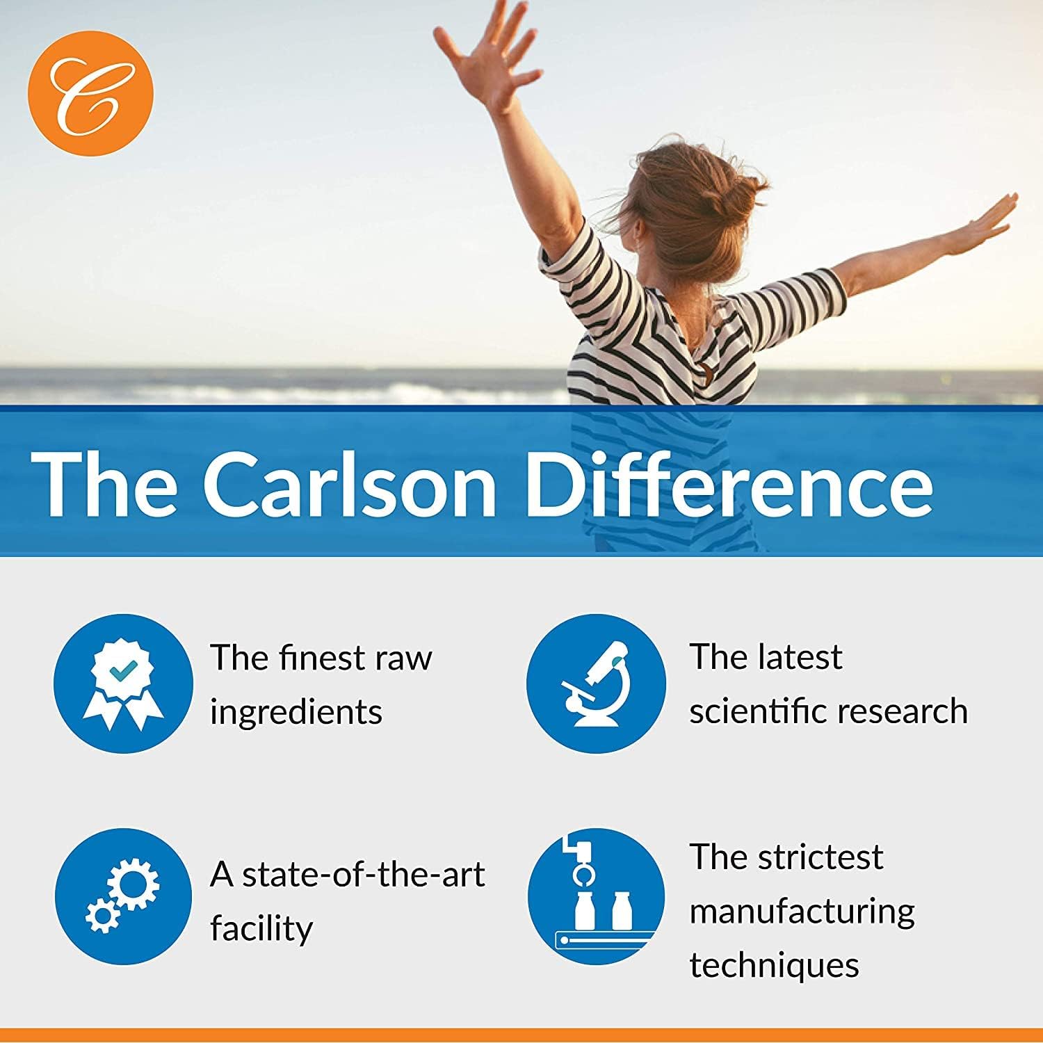 Carlson - The Very Finest Fish Oil Liquid Omega-3 Lemon - 500 ml
