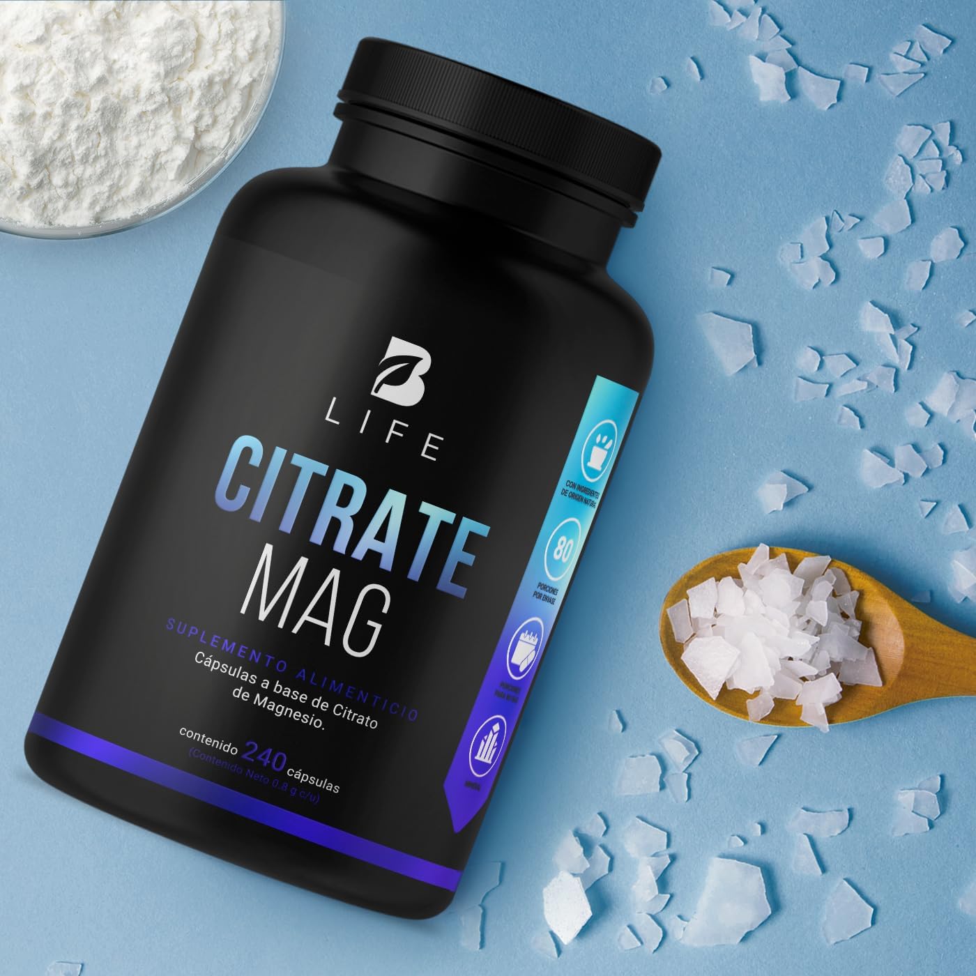 B Life - Citrato de Magnesio - 240 cap