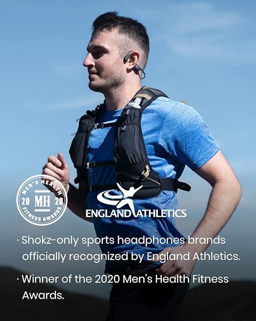 Shokz Audífonos Inalámbricos Openrun Conducción Osea BT v5.0 - Negro