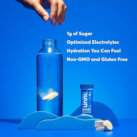 New Nuun Active: Hydrating Electrolyte Tablets, Citrus Berry Mix, Box of 4 Tubes
