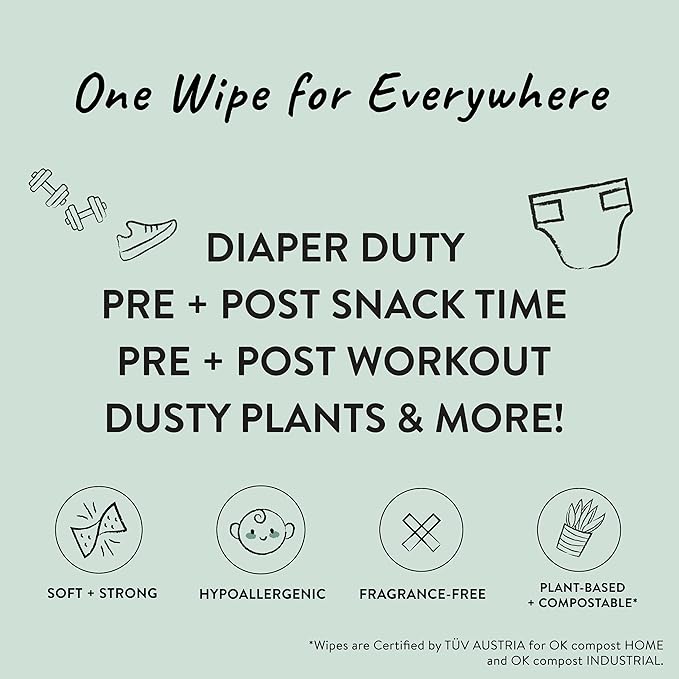 Honest Company - Baby Wipes, Fragrance Free, Classic - 288 Toallitas