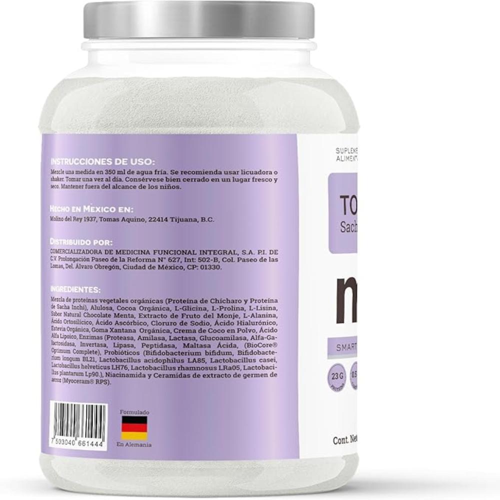MATTER SMART NUTRIENTS - Total Beauty, Sacha Inchi - Bebida de Proteína con Probióticos, Enzimas y Ácido Alfa Lipoico