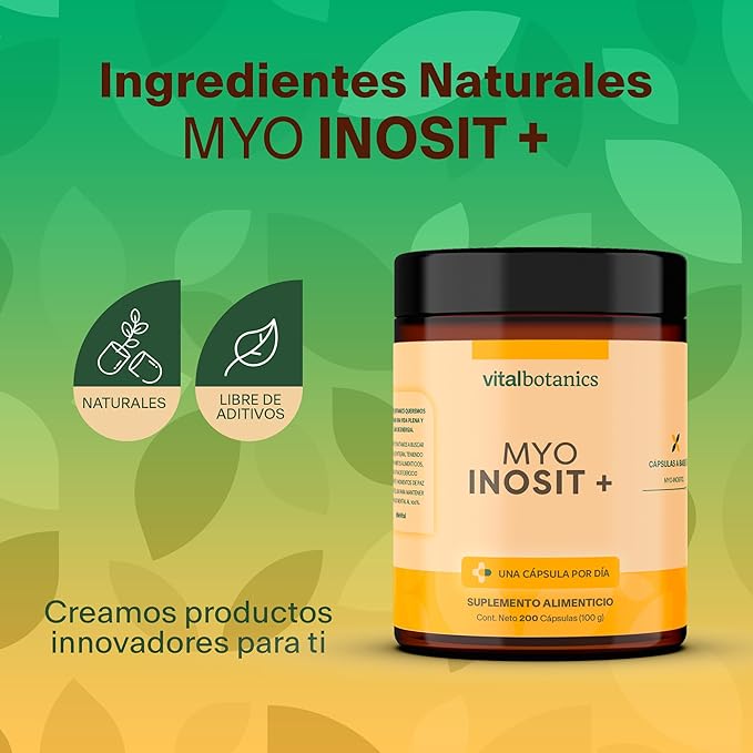 VitalBotanics Myo Inositol Puro - 200 caps