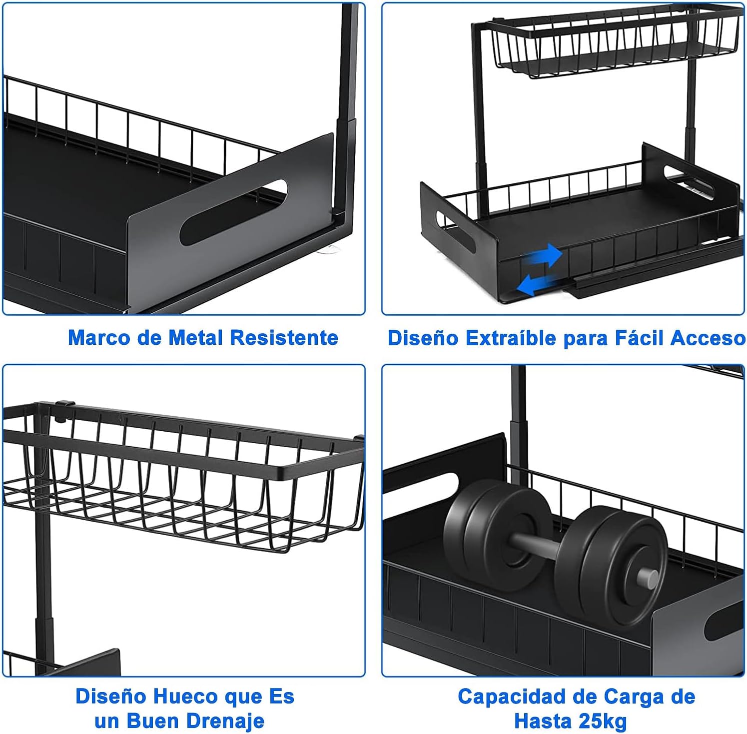 SPOWAY Organizador de Cocina - 2 Niveles