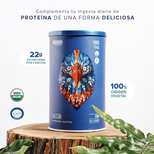 Birdman Falcon Protein Proteina Vegetal Organica En Polvo (Vegana) Sabor Chai - 510gr