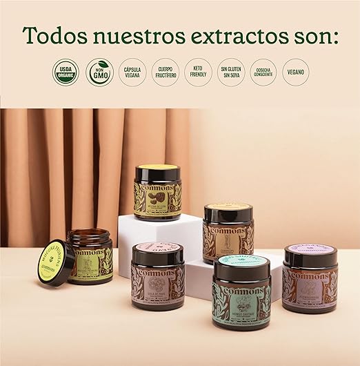 Commons Lion´s Mane - Extracto puro de Melena de León en Polvo 100g