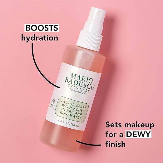 Mario Badescu Facial Spray With Aloe, Herbs & Rosewater - For All Skin Types 236ml