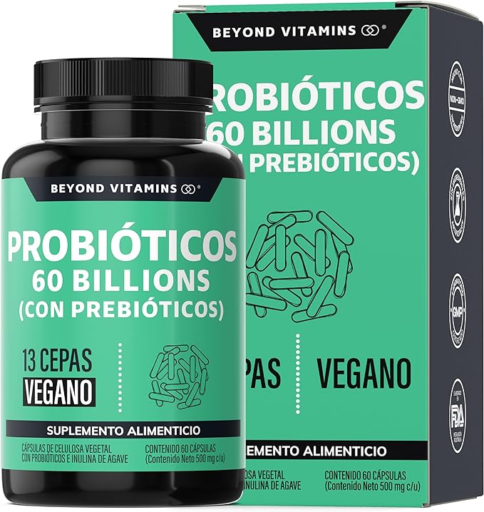 Beyond Vitamins Probioticos 60 billons - 60 cápsulas