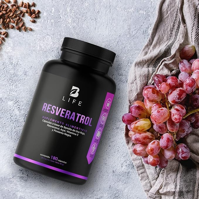 B Life - Resveratrol - 180 caps