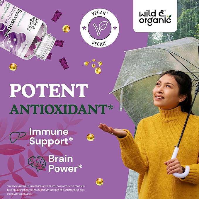 Wild & Organic - Resveratrol Gummies - 60 gomitas
