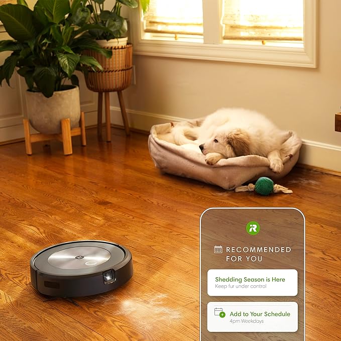 iRobot® Roomba® j6+ (6550) Wi-Fi® Connected Self-Emptying Robot Vacuum
