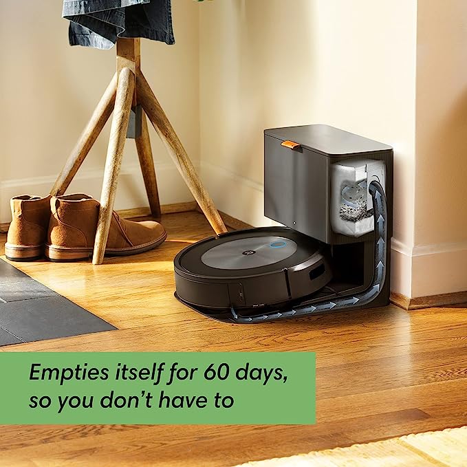 iRobot® Roomba® j6+ (6550) Wi-Fi® Connected Self-Emptying Robot Vacuum