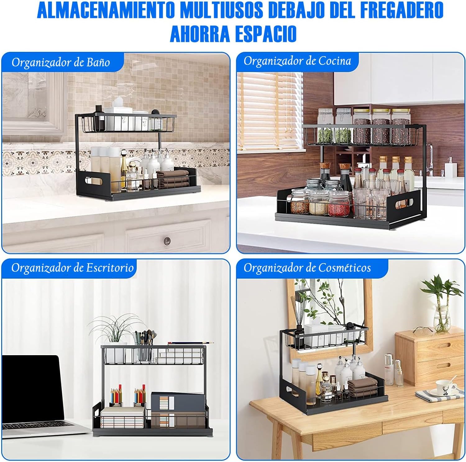 SPOWAY Organizador de Cocina - 2 Niveles