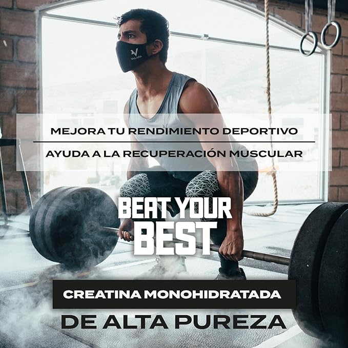 Valara - Creatina Monohidratada de Alta Pureza sin Sabor - 450 g