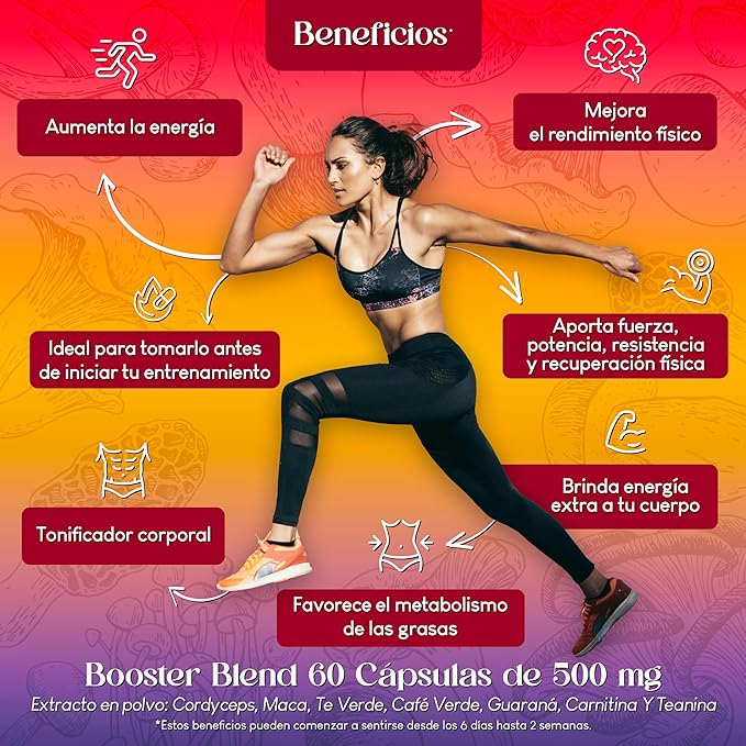 Booster Blend 60 Cápsulas de 500 mg. c/u