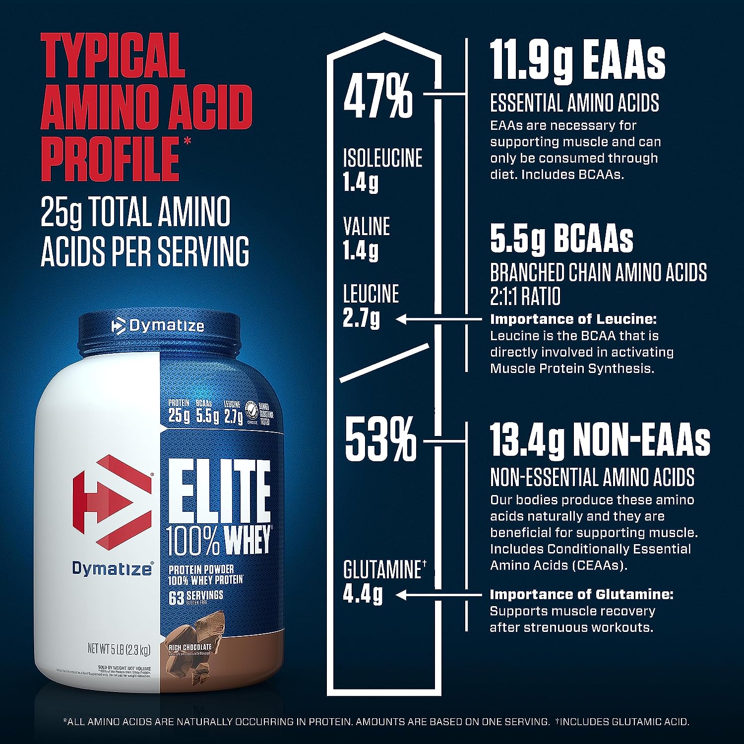 Dymatize - Elite Whey Proteina, Rich Chocolate - 2.27 kg