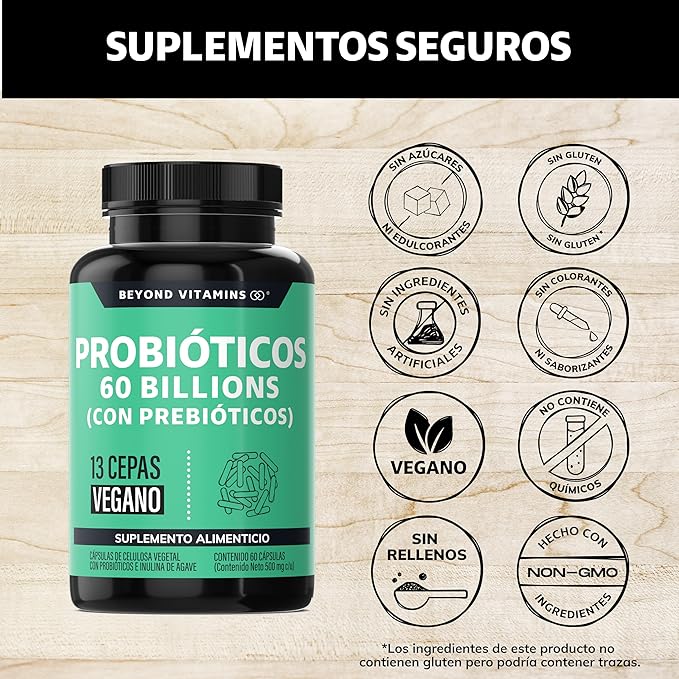 Beyond Vitamins Probioticos 60 billons - 60 cápsulas