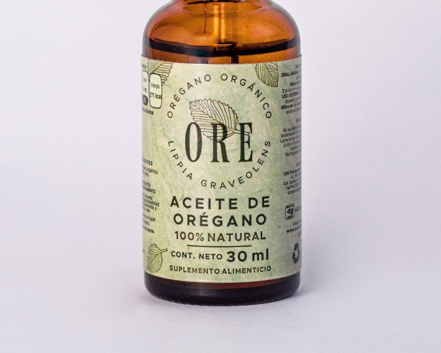 ACEITE DE OREGANO ORGANICO ORE 30 ML