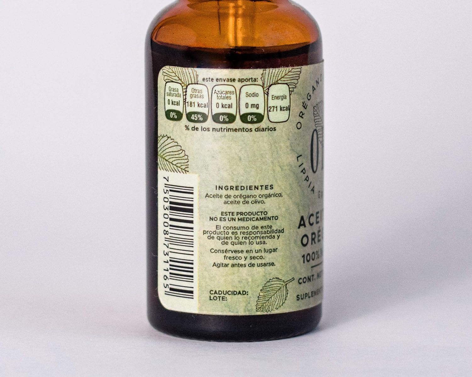 ACEITE DE OREGANO ORGANICO ORE 30 ML