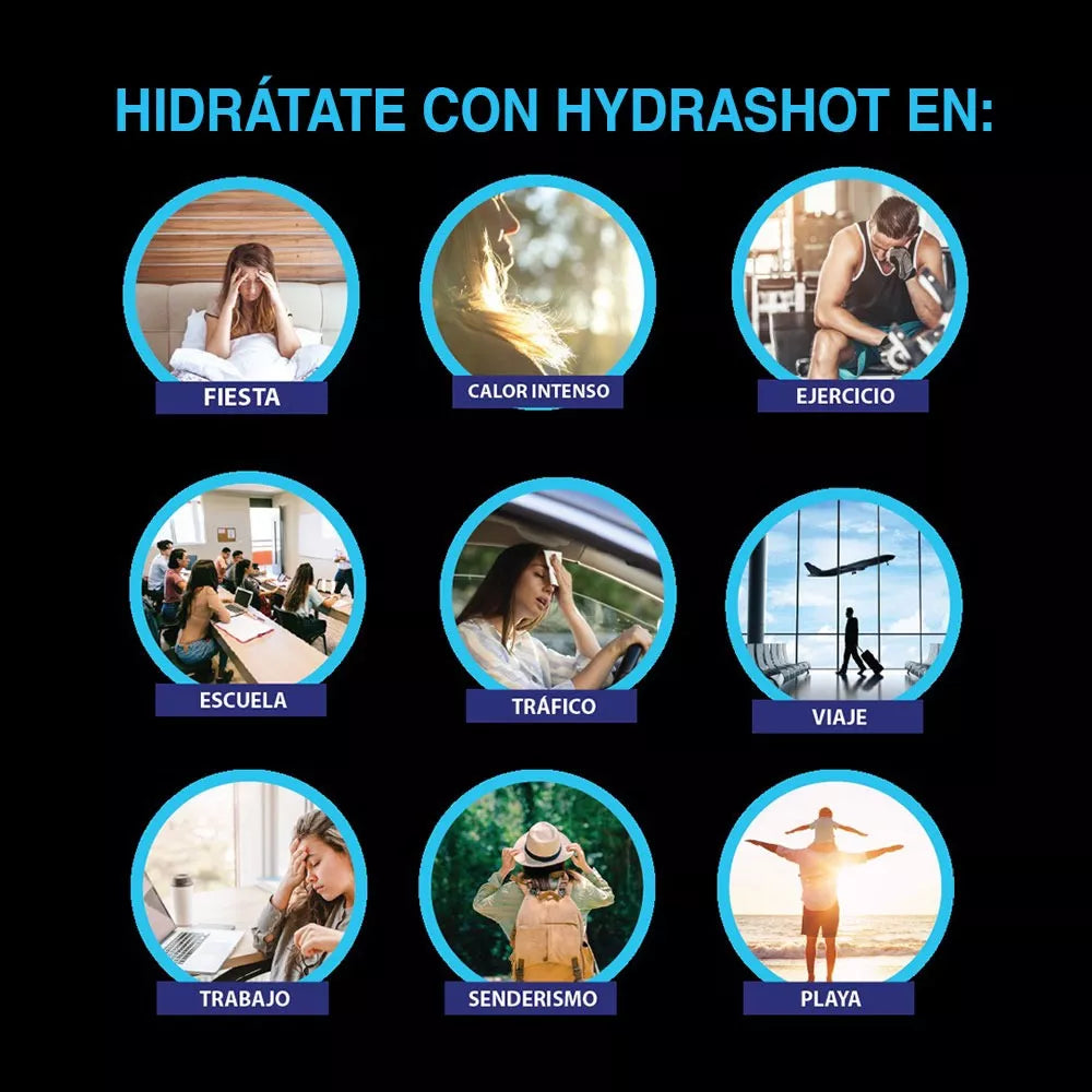 Hydrashot Electrolitos En Tabletas Efervescentes - Coco - 10 Tab