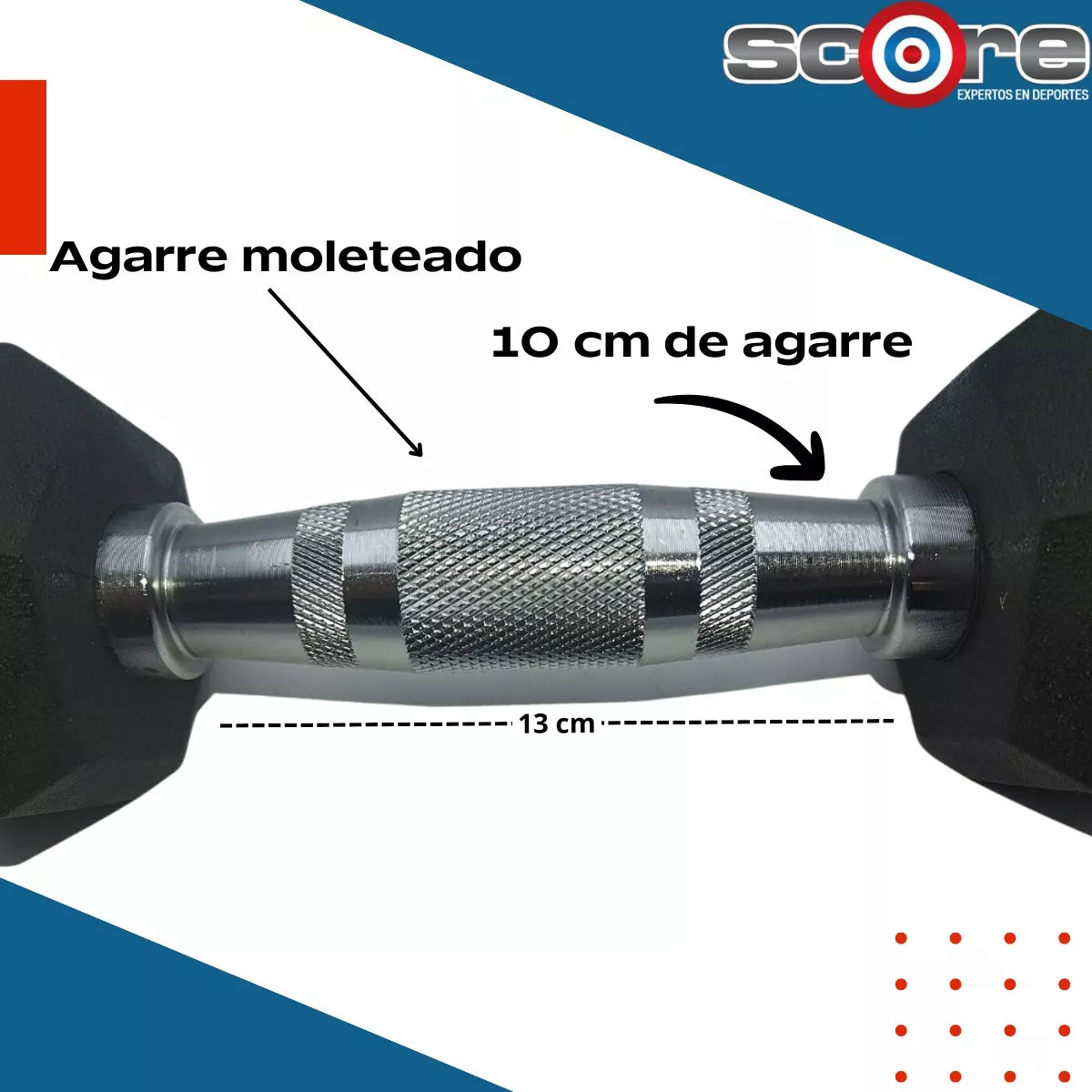 Par De Mancuernas 12 Libras Pesas Crossfit Hexagonal