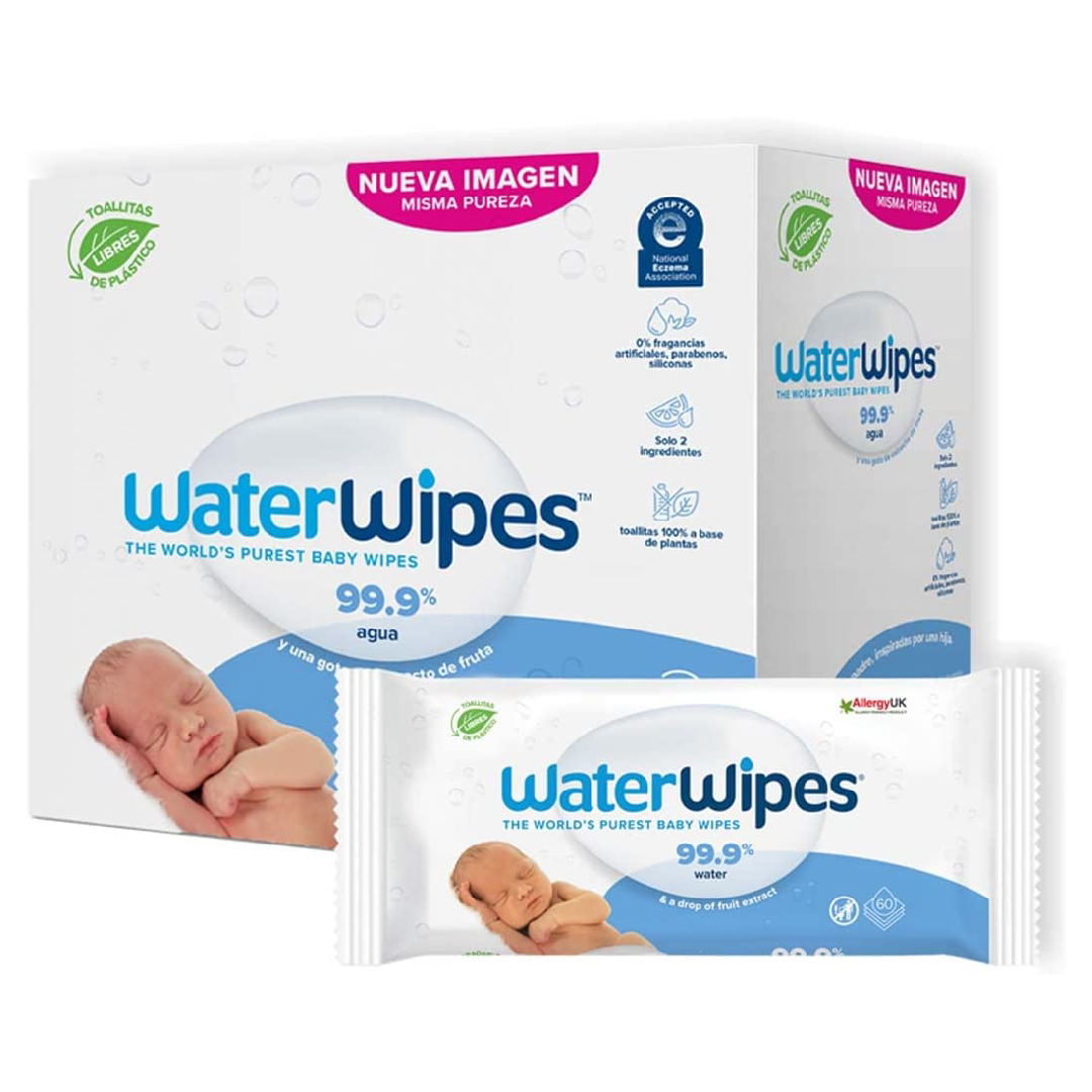 WaterWipes - Toallitas Húmedas para Bebé - 720 Toallitas