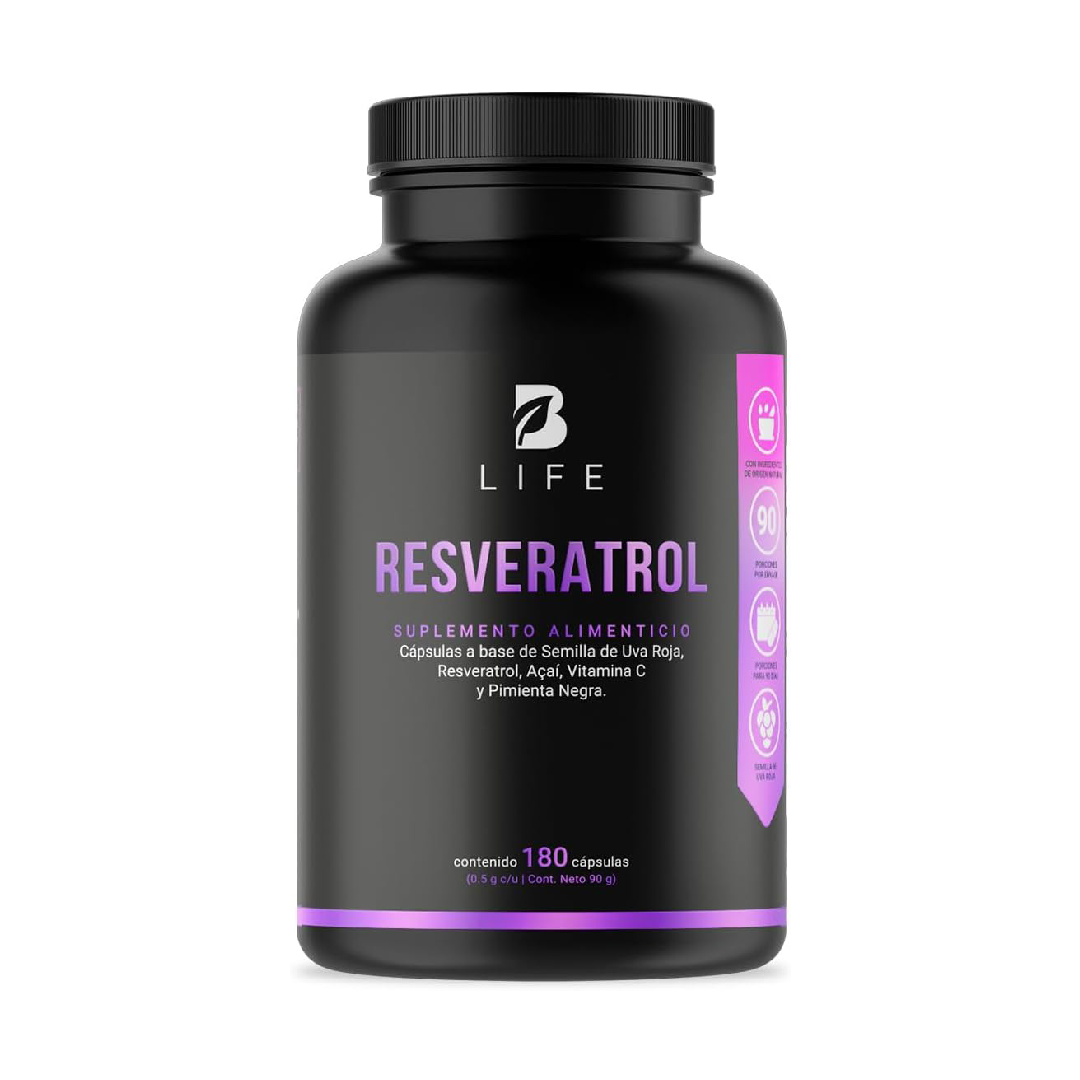 B Life - Resveratrol - 180 caps