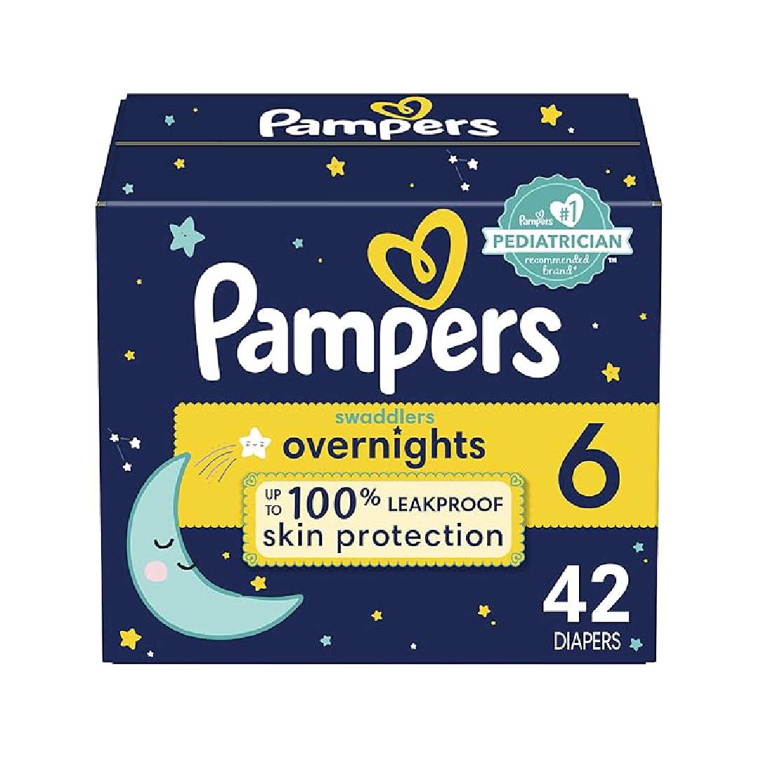 Pampers - Pañales Overnight Talla 6 - 42 Pañales