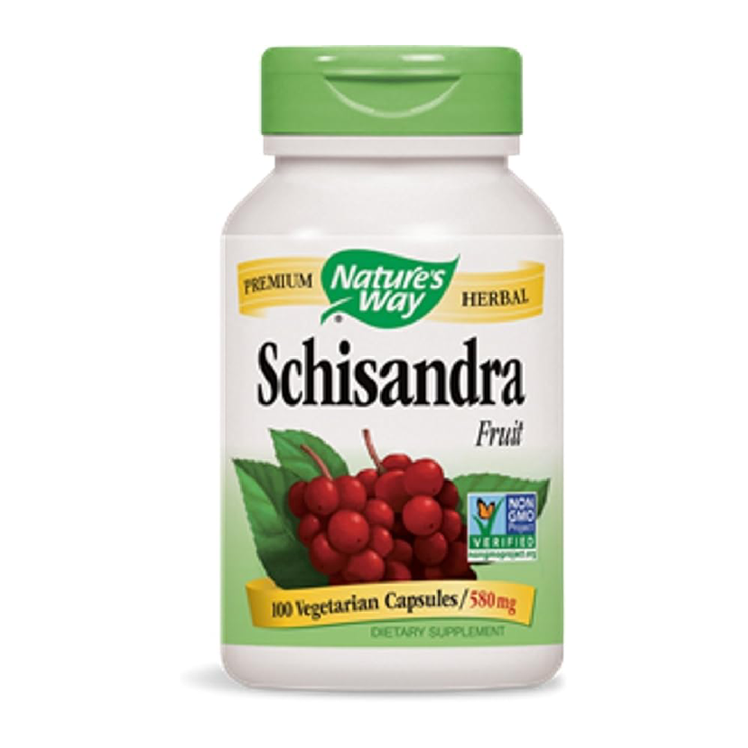 Nature's Way Schisandra Fruit - 100 Capsules