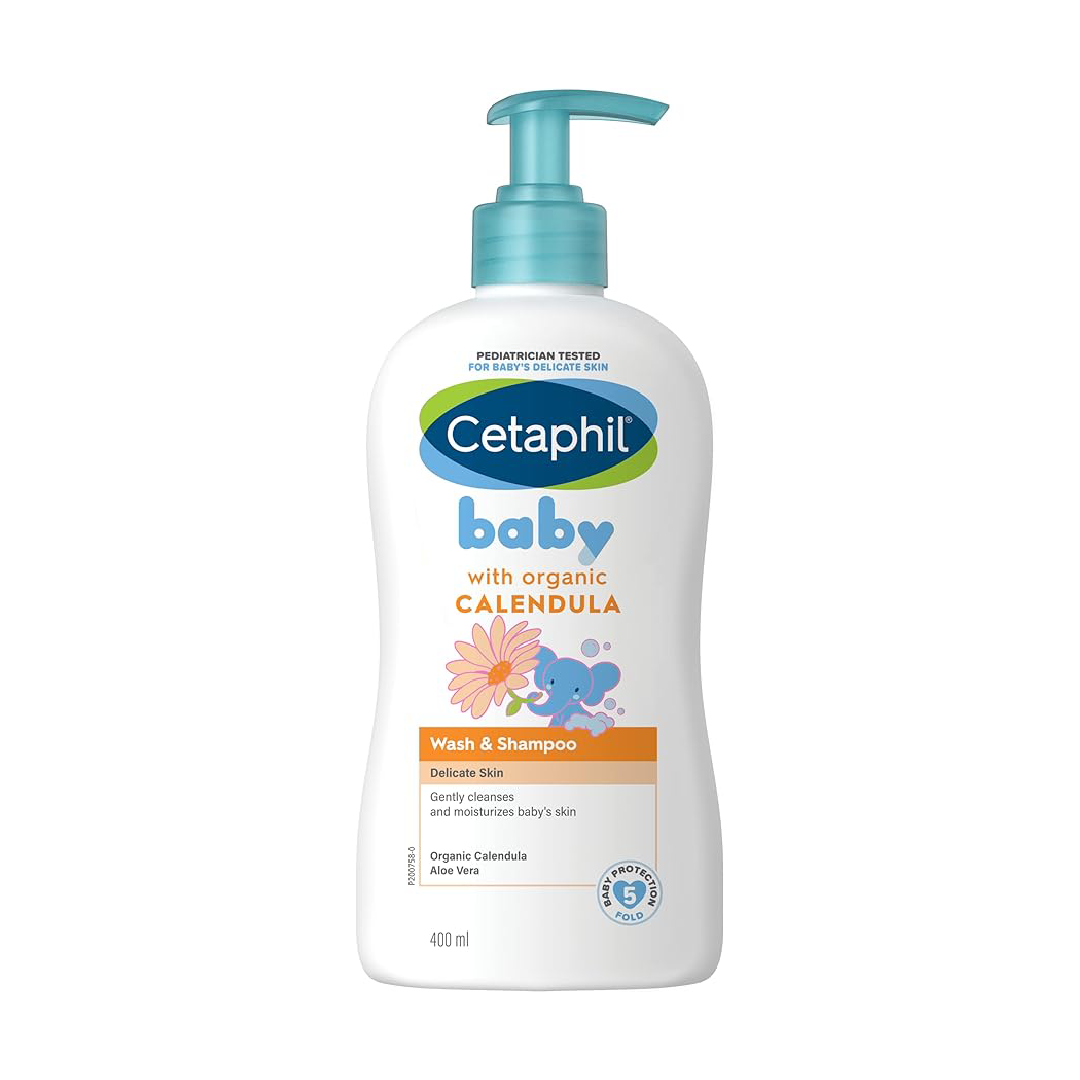 Cetaphil - Baby Wash & Shampoo with Organic Calendula - 400 ml