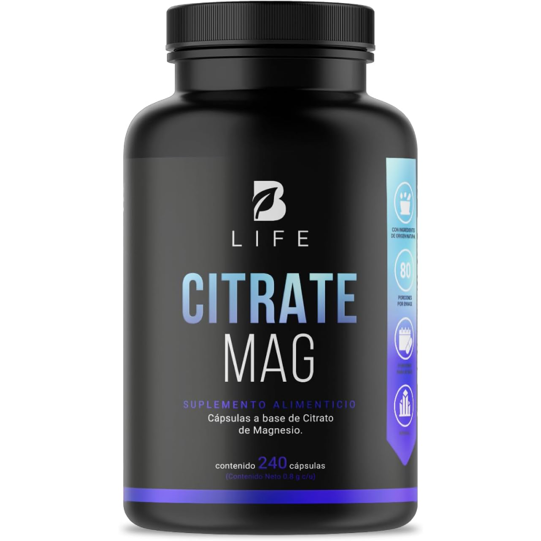 B Life - Citrato de Magnesio - 240 cap