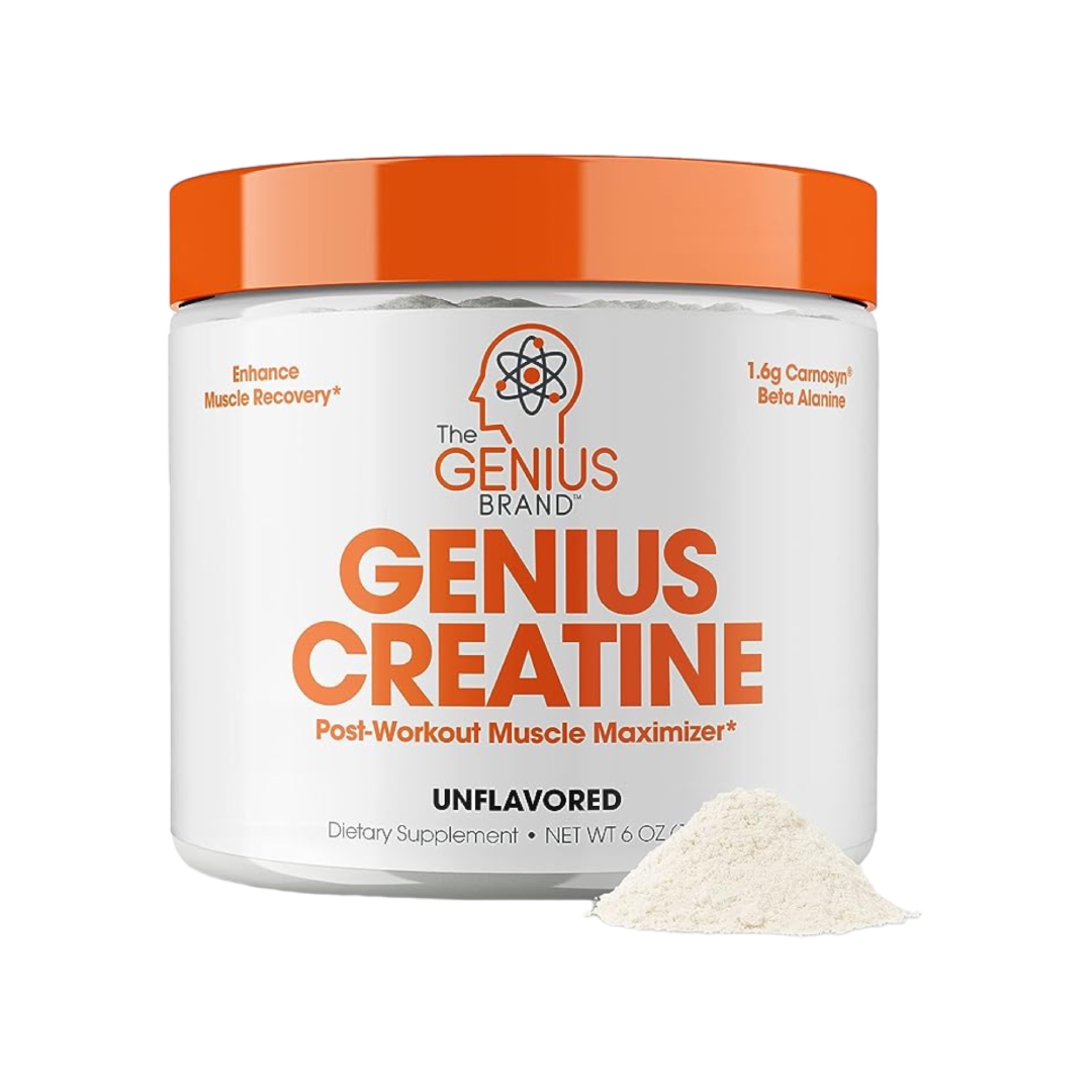 Creatina Micronizada en Polvo Sin Sabor Genius - (170g)