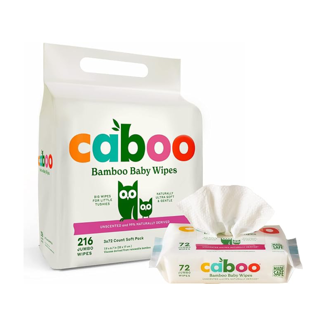 Caboo - Bamboo Baby Wipes - 216 Toallitas